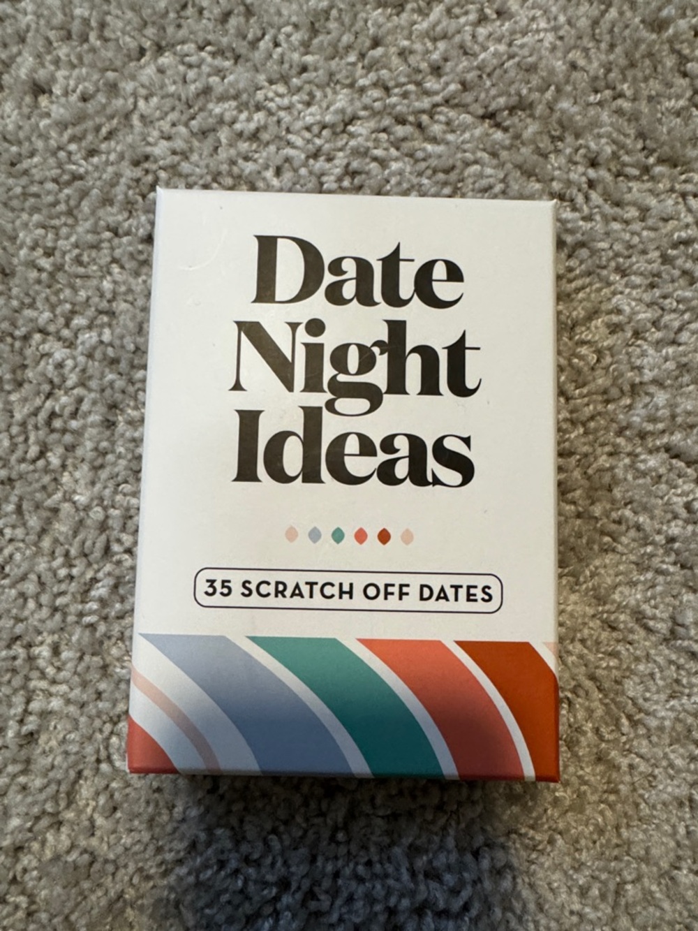 Date Night Ideas Scratch-Off Deck - Multi-Color